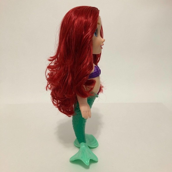 Tolly Tots Limited Little Mermaid Ariel Doll Animator Face Stands Display 14" - Picture 8 of 12